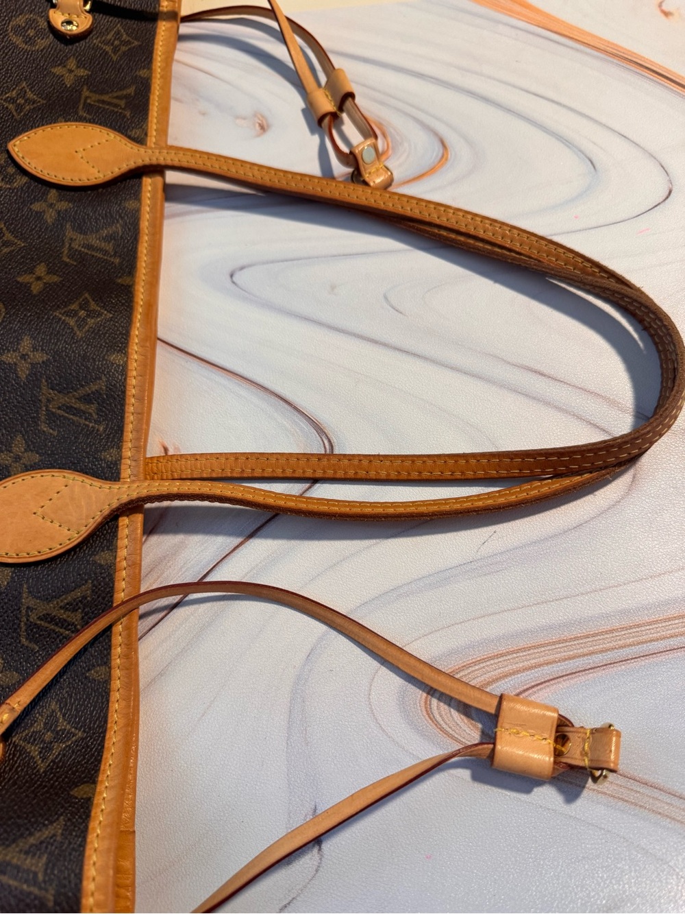 Authentic Louis Vuitton Monogram Canvas Neverfull MM - Picture 14 of 16